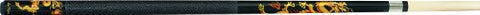 Image of Players D-DRG Midnight Black with Golden Dragons Cue, 20.5-Ounce