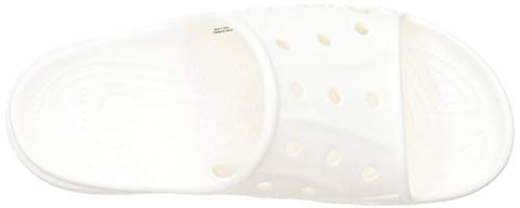 Image of crocs Unisex Adult Baya Slide White Slipper-8 Men/ 9 UK Women (M9W11) (12000)