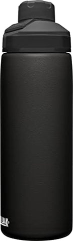 Image of CamelBak Chute Mag Water Bottle 20oz, Insulated Stainless Steel, Black (600ml)