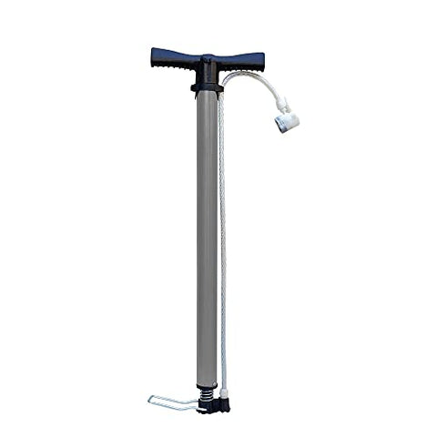 Image of Royal Waves Attractive Pump for Bicycle, car, Bike, Balls, etc, with Plastic Handle and Dual Nozzle for Air Inflation (Grey)