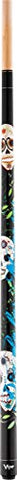 Image of Viper Underground 58" 2-Piece Billiard/Pool Cue, Dia De Los Muertos, 18 Ounce