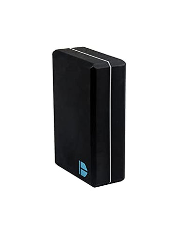 Image of TEGO Boost Yoga Block - Firm EVA - 3x6x9 Inches (Black Green)