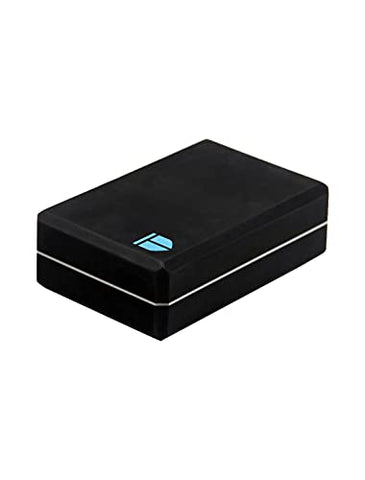 Image of TEGO Boost Yoga Block - Firm EVA - 3x6x9 Inches (Black Green)