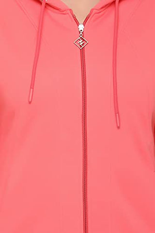 Image of PIPASA Women and Girls Sports Gym Wear Casual warm Track Suit For Winter (XL, CARROT LINE)