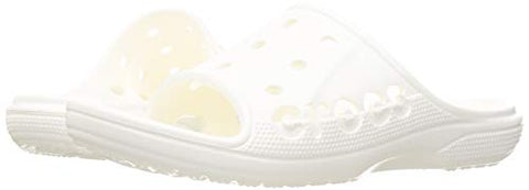Image of crocs Unisex Adult Baya Slide White Slipper-8 Men/ 9 UK Women (M9W11) (12000)