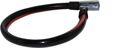 Image of Top Team Heavy Duty, Multipurpose Use Cycle, Bike, Helmet Cable Lock with 2 Keys, Polished Finish