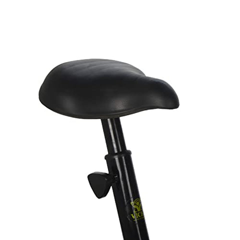 Image of Vicky Fitness Air Bike with Moving Handle Full Body Workout with Cushioned Seat for Cardio Training, Weight Loss & Workout at Home