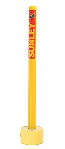 Image of Sunley Just Kidding Popular Willow Cricket Bat with 2 Wicket Set for Kids (Size 3, Age 6-8 Years Old Kids)