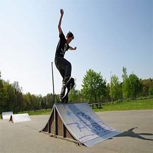 Image of Mahalaxmi Wooden Skating Board , Small , uk, Multicolour