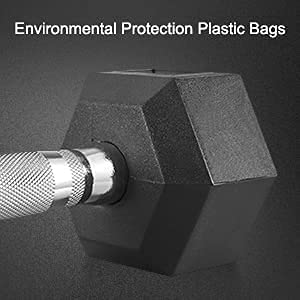 Image of Skera Pair of Rubber Coated Hex Dumbbell with Contoured Chrome Handle (2 KG X 2PC Total 4 KG)