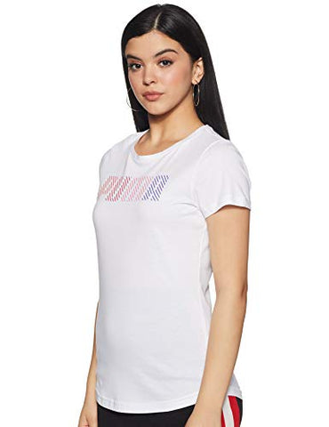 Image of PUMA Women's Regular T-Shirt (58807503 White X-Small), Puma White