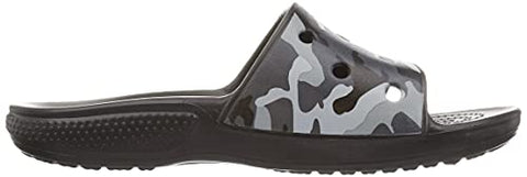 Image of crocs Unisex Adult Classic Black Slipper (207280-001), 8 UK