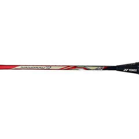 Image of YONEX Nanoray Carbon-Nanotubes 7AH Badminton Racquet (Deep Red)