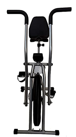 Image of KOBO AIR Bike Delux Exercise Cycle with Back Rest Dual Action / Electronic Meter