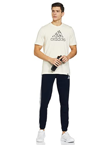 Image of Adidas Men's Regular Pants (CS609_Legink/White_S)