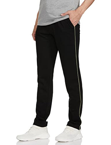 Image of Amazon Brand - Symbol Mens Relaxed Fit Track Pant (SS21SY007_Black_3XL)