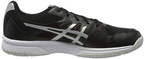 Image of ASICS Men's Upcourt 3 Black/Pure Silver Badminton Shoe-7 Kids UK (1071A019-005)