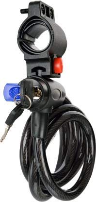 Image of Gadget Deals Key, Combination Bicycle Lock (Assorted Colour, Painted Finish)