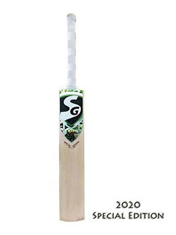 Image of Sg 2020 Special Edition Kashmir Willow Cricket Bat, Short Handle, Wood, Beige
