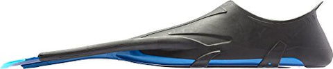 Image of Cressi Agua Short Fins for Swimming and Snorkeling, Blue, UK 12/13