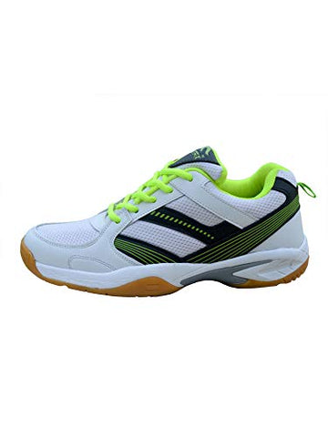 Image of Unisex-Adult's White Badminton Shoes -11