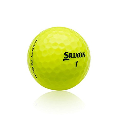 Image of Srixon Men's Soft Feel Dozen Golf Balls, Tour Yellow