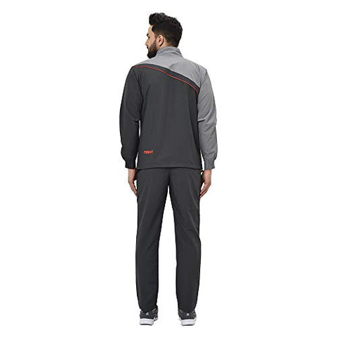 Image of Fallyn Men's Polyester Regular Fit Track Suit for Men Sports Suits for Boys Stylish Trekking Suit Running Suit Warm for Body (Dark Grey_X-Large)