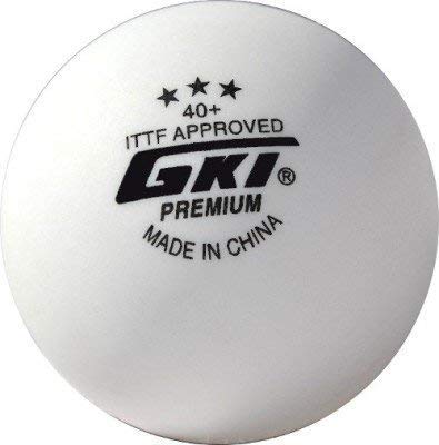 Image of GKI Premium 3 Star Table Tennis Ball, (White)