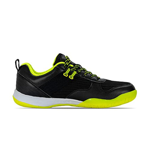 Image of Li-Ning ATTACK PRO IV Non-Marking Badminton Shoes BLACK/LIME,9 UK