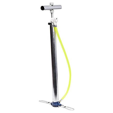 Image of Target20 High Pressure Steel Bicycle Air Pump Tyre Inflator Cycle Pump for Cycles, Toys Delux BCP Chrome Silver