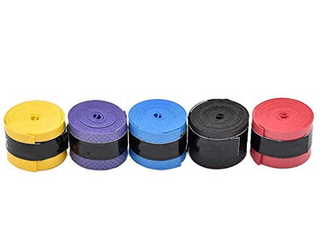Image of Toyshine Badminton Tennis Racket Overgrip for Anti Slip and Absorbent Grip - 4Pc, Multicolor - SSTP