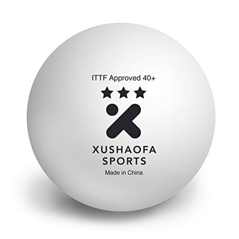 Image of Xushaofa Sports 40+ Seamless Poly Table Tennis Balls - 3 Star (6)