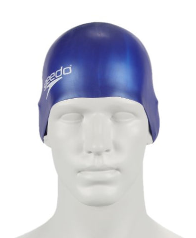 Image of Speedo Unisex-Junior Plain Moulded Silicone Swimcap