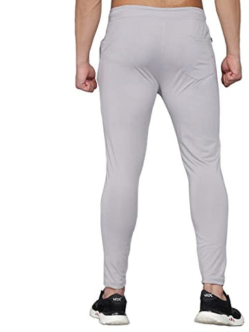 Image of The Modern Soul Men's Slim Fit Track Pant (Medium, Light Grey)