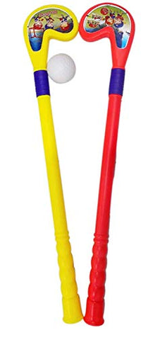 Image of Verbier Hockey Set for Kids 2 Hockey Sticks 1 Ball Kids Party Return Gift (3-5 Year) Pack of 1