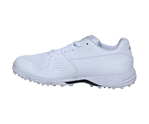 Image of Puma Boy's Evospeed One8 R White Black Cricket Shoes-6 UK (10503101)