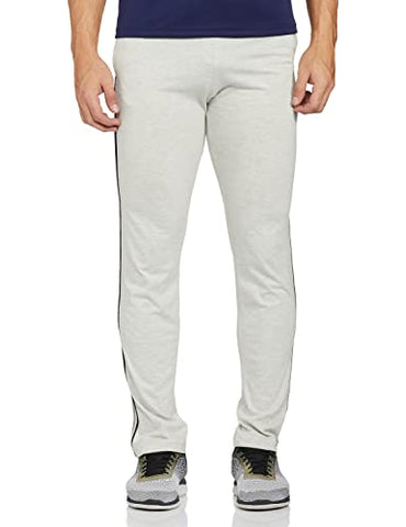 Image of Amazon Brand - Symbol Men's Regular Track Pants (KTRK-02_Ecru Mel_M)