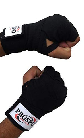 Image of PROSPO Boxing Mexican Stretch/Handwraps/Spandex Bands/Hand Bandage/Protectors/Muay Thai/MMA/Kick Boxing/Cross Fit/Aerobics/Punch Bag Training/Speed Ball Training/ 180" - (Pack of 1 Pair)