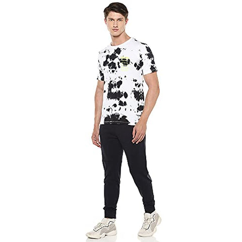 Image of Spunk by FBB Men's Regular Fit Track Pants (1001944477_Navy_X-Large)