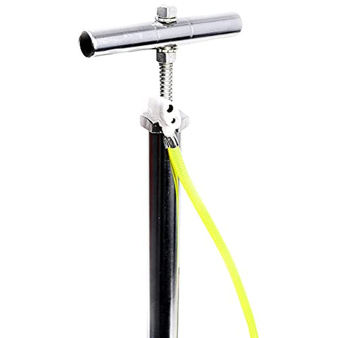 Image of Target20 High Pressure Steel Bicycle Air Pump Tyre Inflator Cycle Pump for Cycles, Toys Delux BCP Chrome Silver