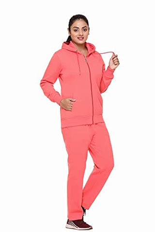 Image of PIPASA Women and Girls Sports Gym Wear Casual warm Track Suit For Winter (XL, CARROT LINE)