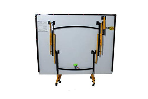 Image of Gymnco Advanced Table Tennis Table with Levellers Top 18 mm (Cover + 2 TT Racket & Balls