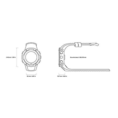 Image of Suunto 5 Multisport GPS Watch with Wrist-Based Heart Rate Sensor