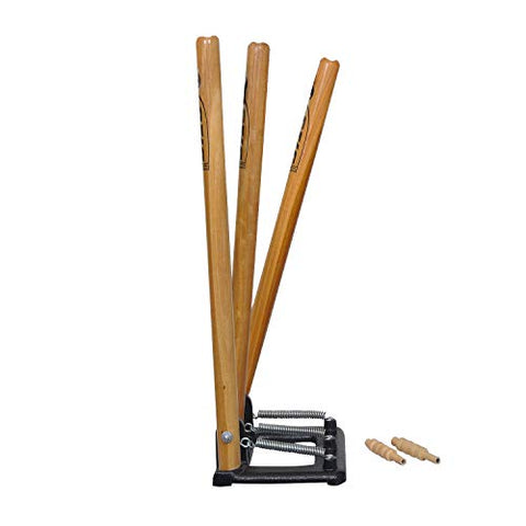 Image of SAS Sports Cricket Wooden Spring Back Stump Set