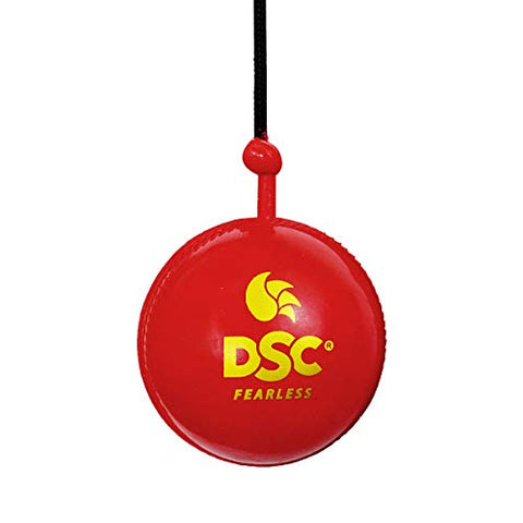 Image of DSC Hanging Synthetic Cricket Ball (Red, Club Size)