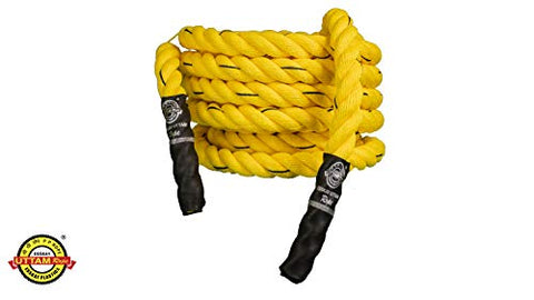 Image of ESSKAY UTTAM Rope Gym Exercise, Battle Rope (1.5 " Thick / 50 Feet)