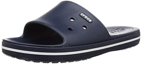 Image of crocs Unisex Adult Navy/White Flats-7 Men/ 8 UK Women (M8W10) (Crocband)