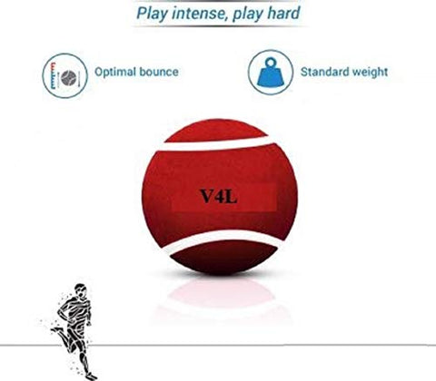 Image of Light Weight Cricket Tennis Ball Red (Pack of 12)