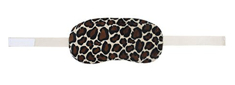 Image of Leopard : FOMI Hot Eye Mask. Microwaveable, Reusable. Lavender Scented, Migraine / Headache Relief. Reduce Eye Puffiness / Dark Circles. New Clay Bead Technology - Penetrates Soothing Moist Heat