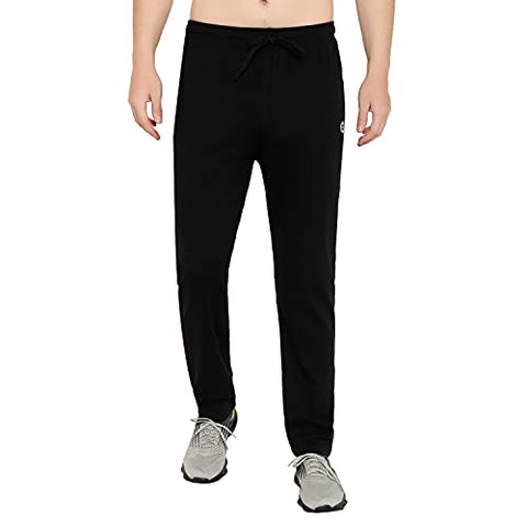 Image of ENDEAVOUR WEAR Men's Regular Fit Track Pant (EWTS_CTNBLACKTRACK_M_Black_M)